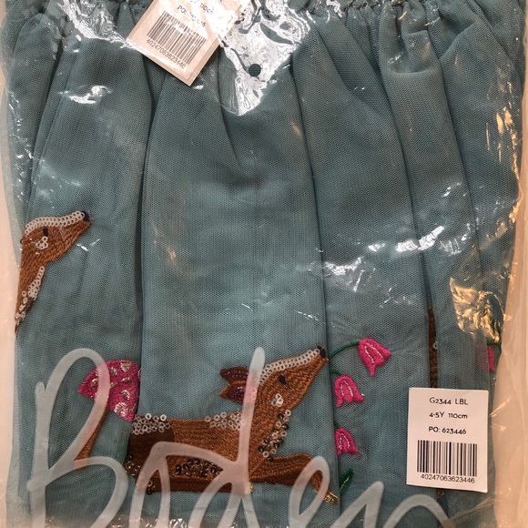 🌸SOLD🐣 HTF NWT mini boden Sequin Appliqué Tulle Skirt - Picture 13 of 15